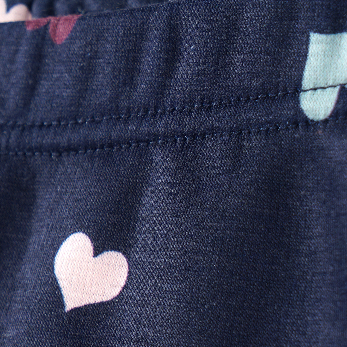 Topomini Baby Thermo-Leggings mit Herzen dunkelblau