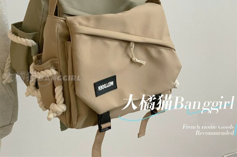BANGGIRL - Messengerbag met letterflap / accessoire / set