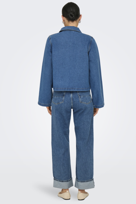 Only blauwe dames blouse