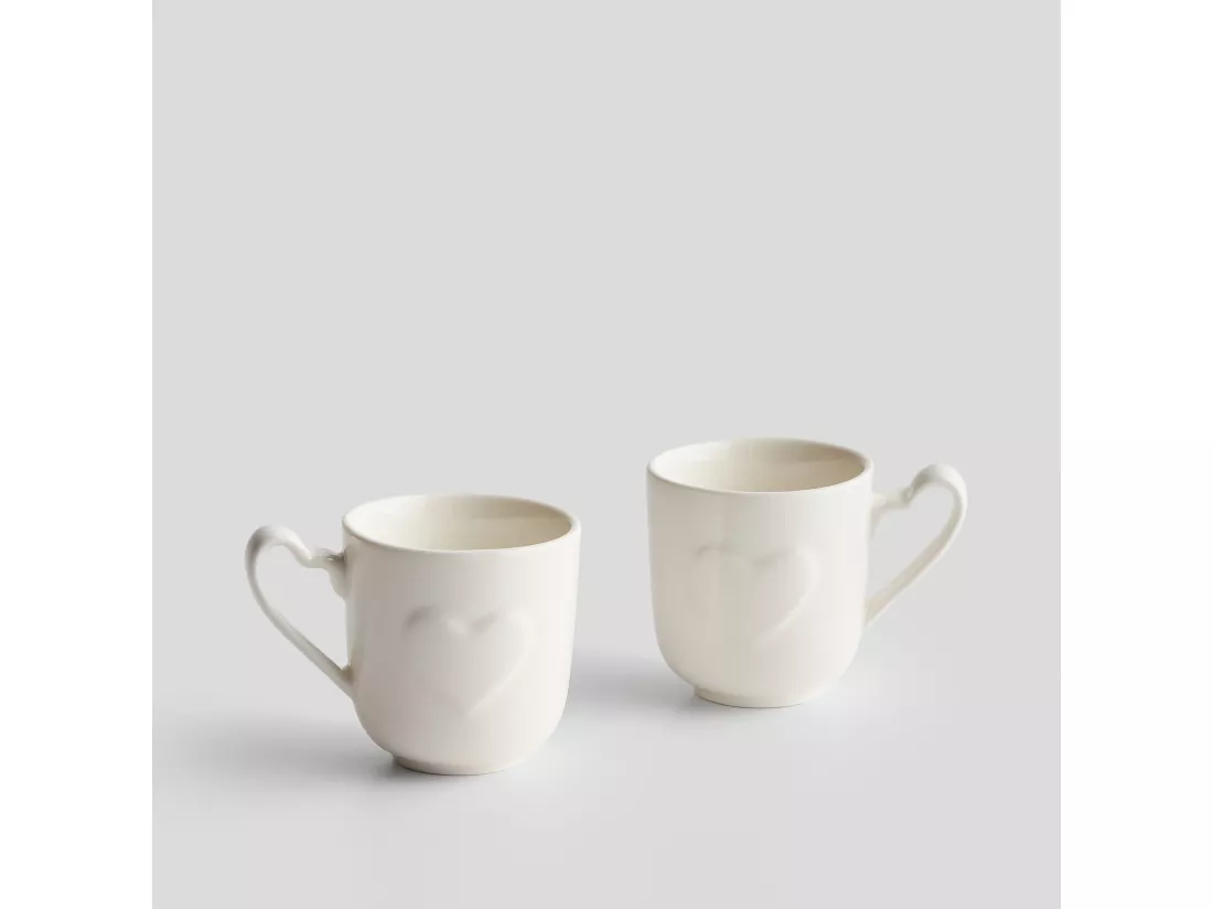 Ensemble De Tasses Inimo Blanc Moyen 5.5 x 5.5 x 8