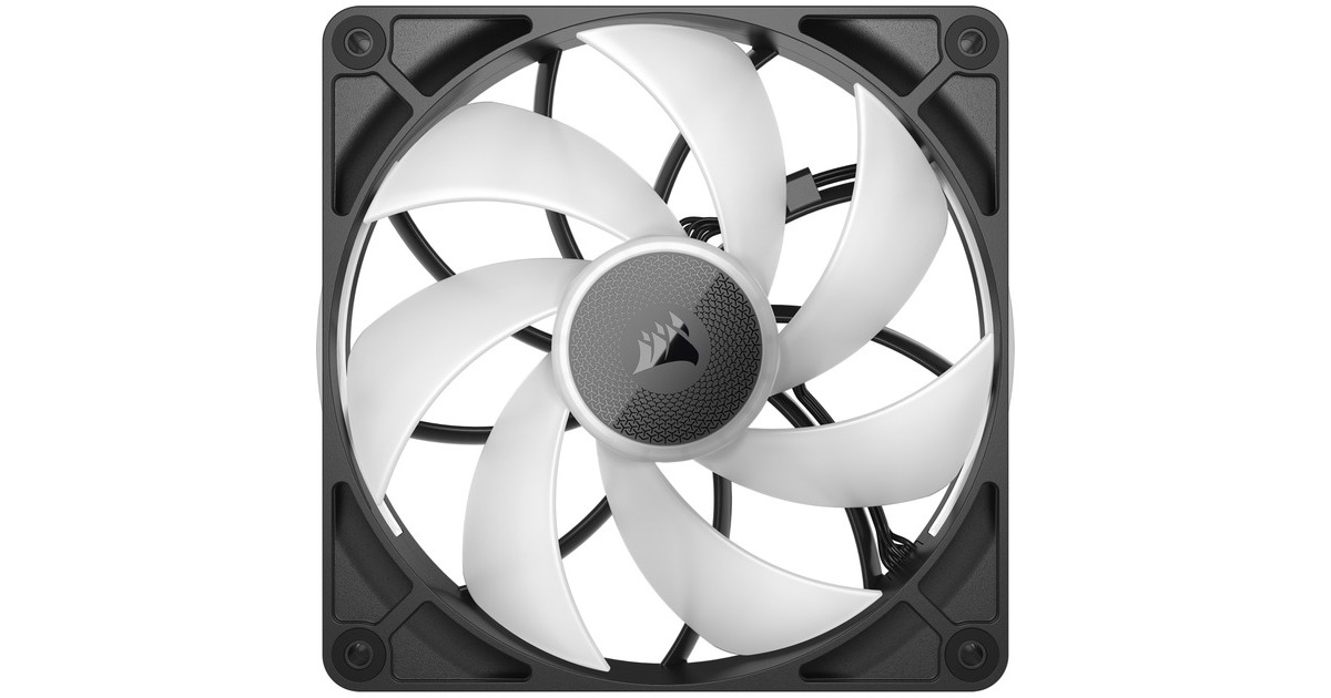 CorsairiCUE LINK RX140 MAX RGB case fan  (Zwart, 140 x 140 x 30 mm, PWM)