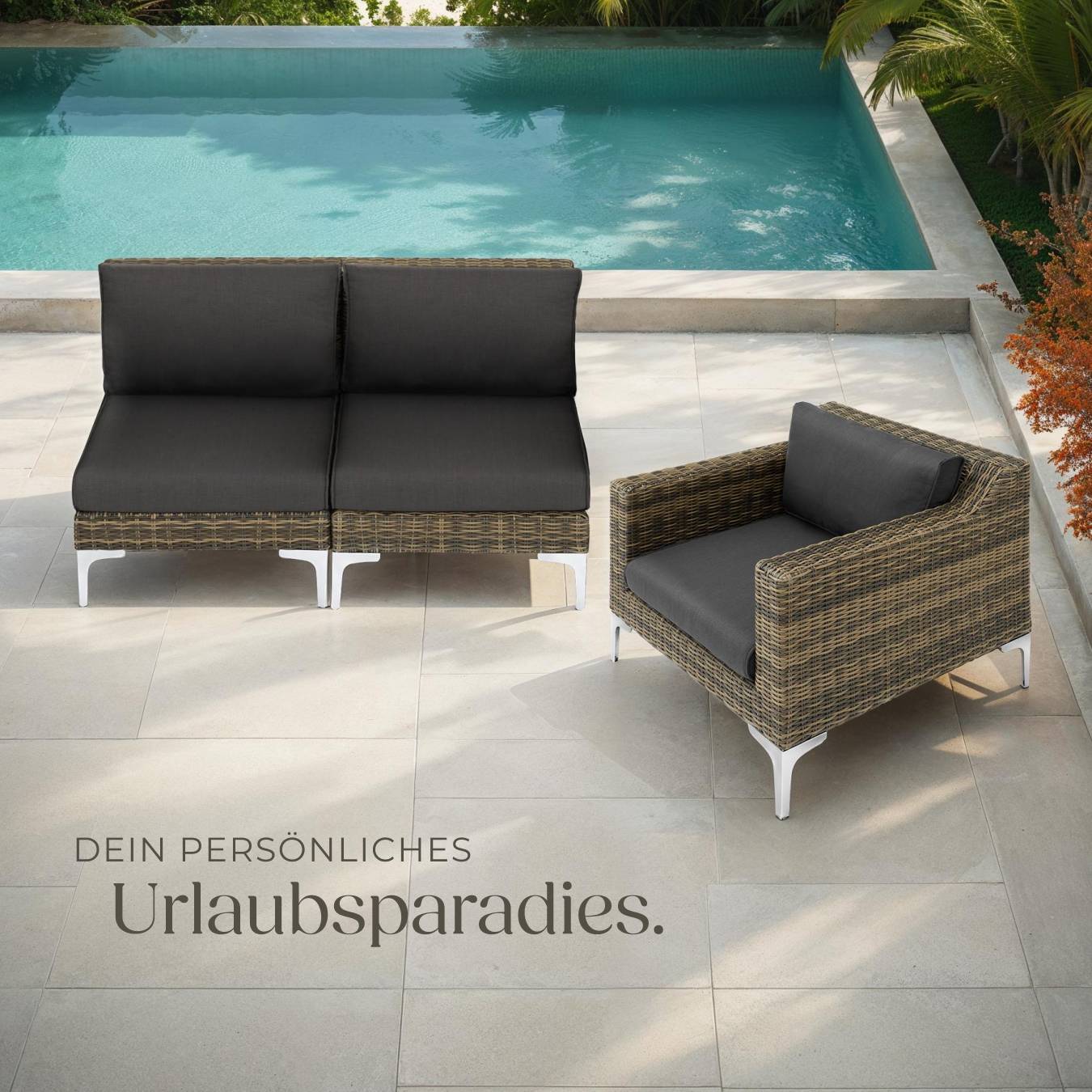 Modulares Rattanset Villanova