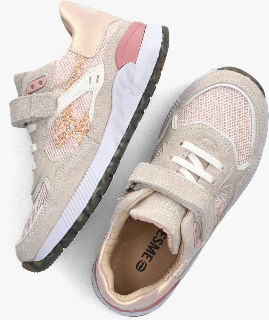 SHOESME beige shoesme lage sneakers st24s006