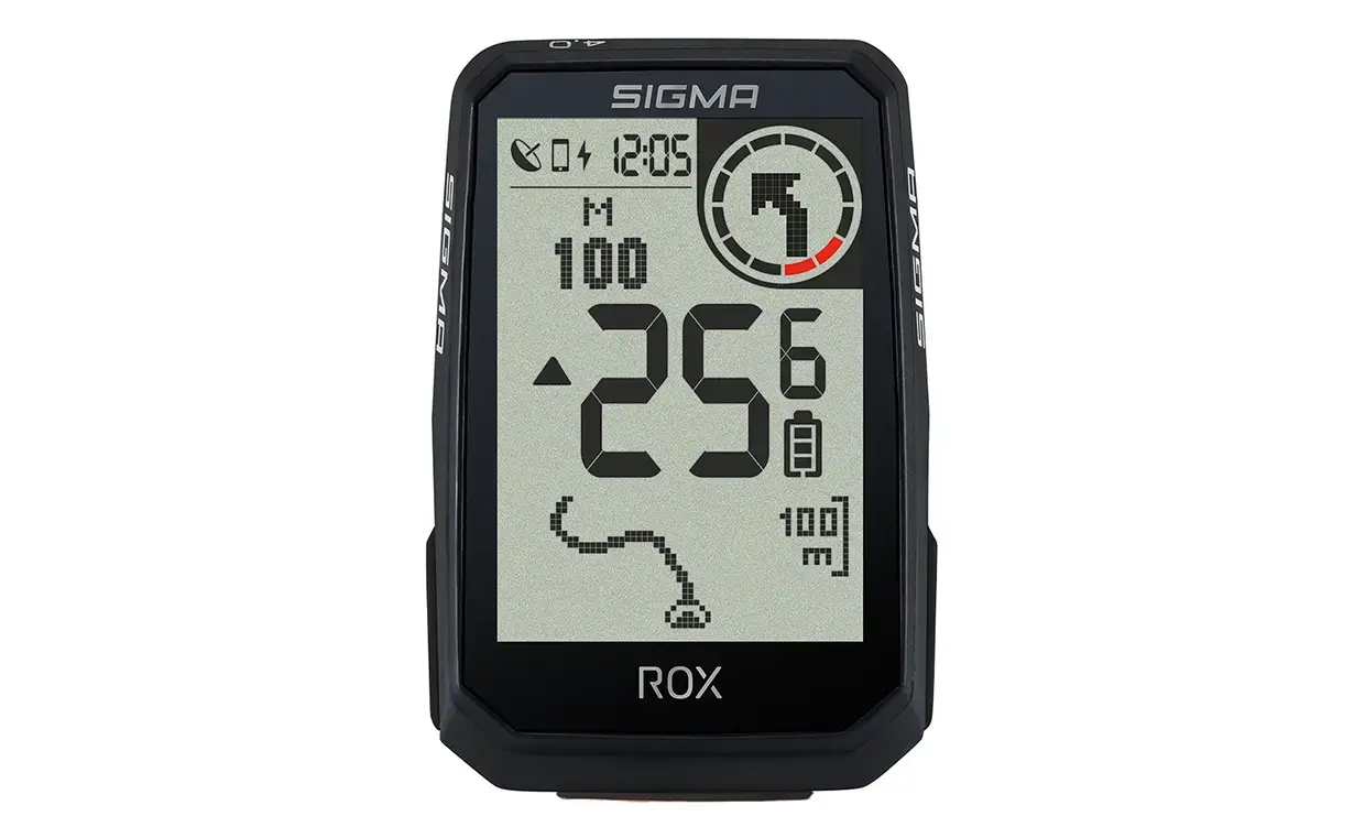 Sigma Sport ROX 4.0 Endurance Top Mount GPS Fietscomputer Zwart