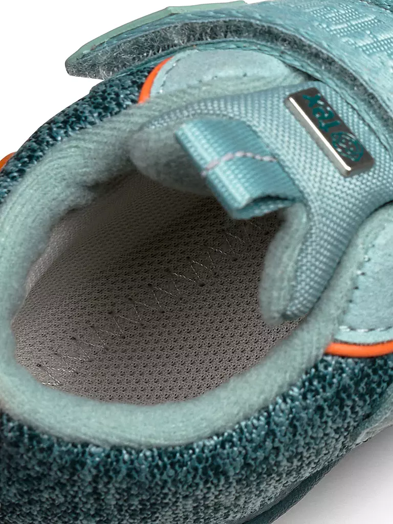 AFFENZAHN Kinder Barfußschuhe - Übergangsschuhe KNIT HAPPY Hase hellgrün