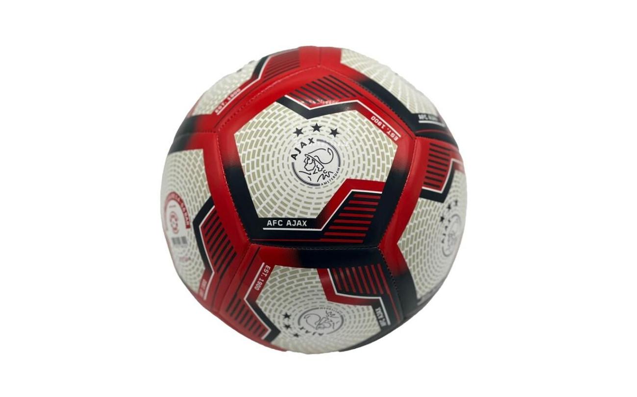 Ajax bal Rood Wit Est 1900 Size 5