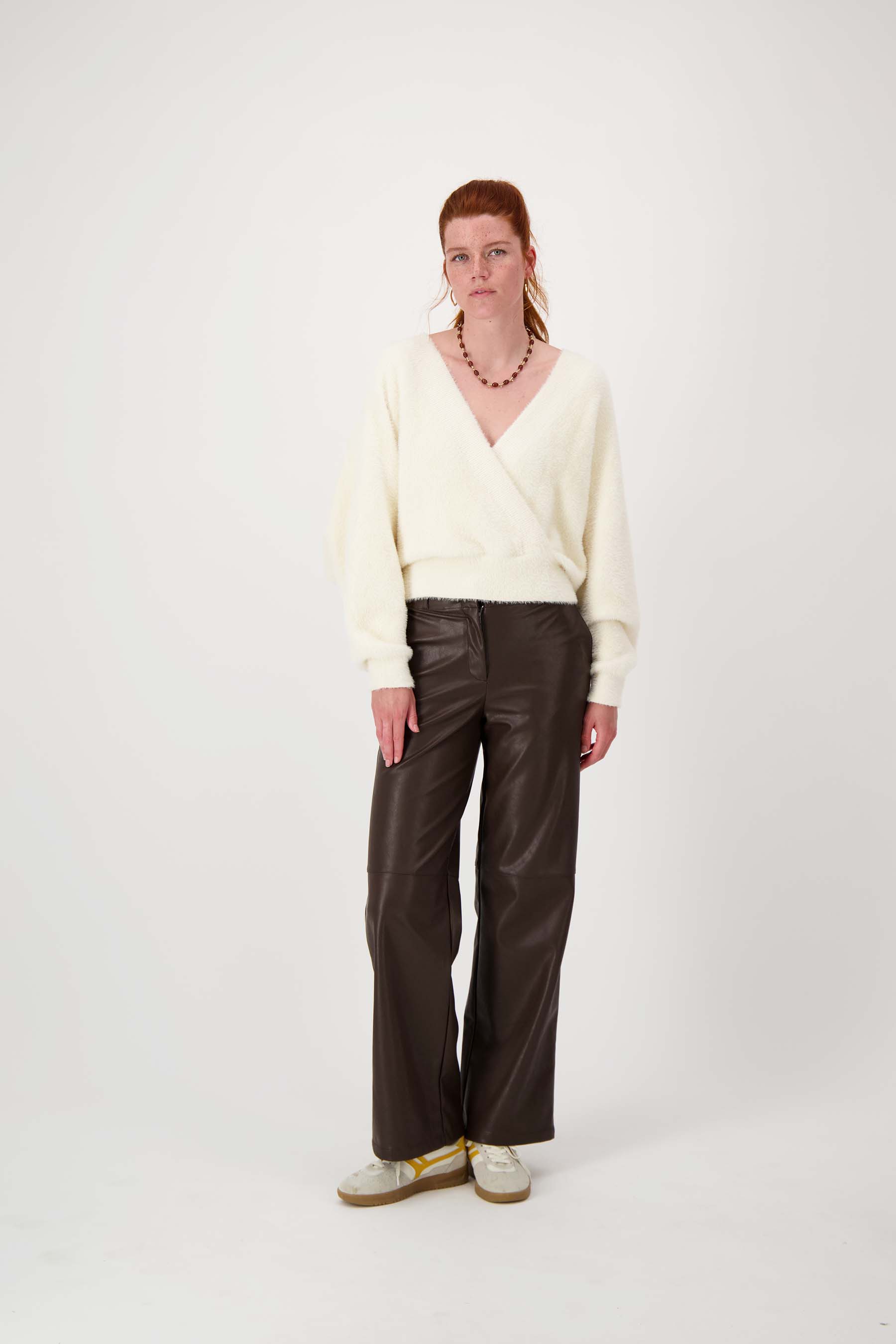wikkel trui in fluffy garen
