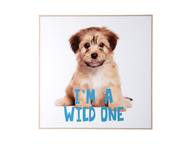 Wall Art Puppy I'm A wilde One