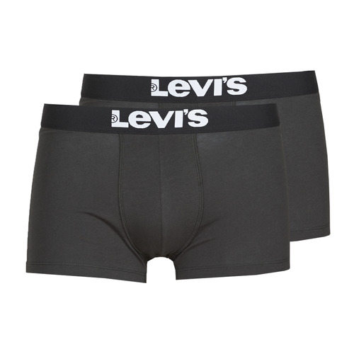 Levi's - MEN SOLID TRUNK PACK X2 Negro