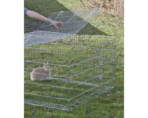 KERBL buitenverblijf met vluchtstrook en zonwering 230x115x70 cm