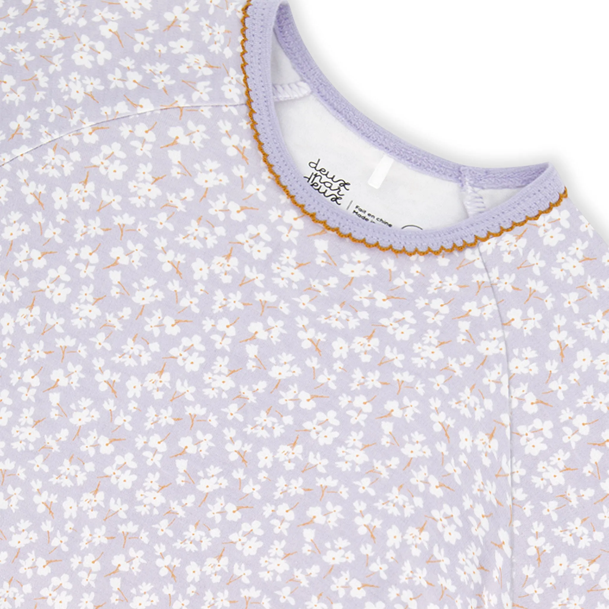 Deux par Deux Pyjama Petites Fleurs 3-6ans