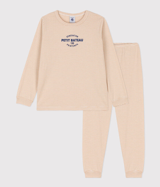 Pyjama rayé en coton enfant