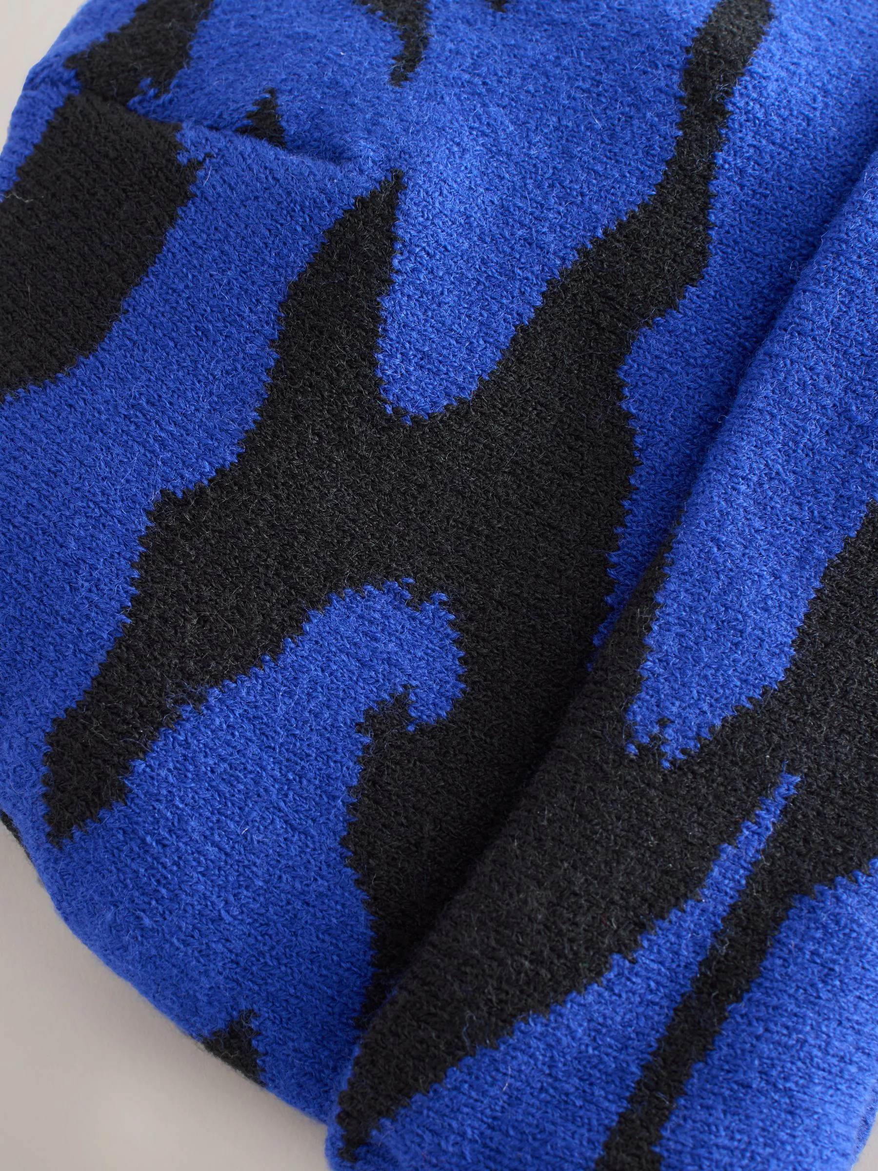 Blauwe Camo - Beanie-muts (1-16jaar)