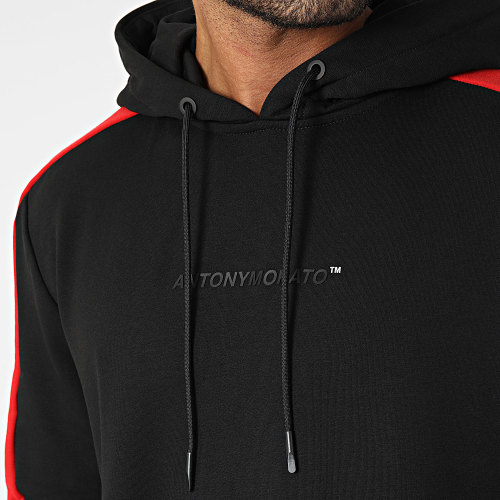 Sweat Capuche A Bandes Chicago MMFL00941 Noir