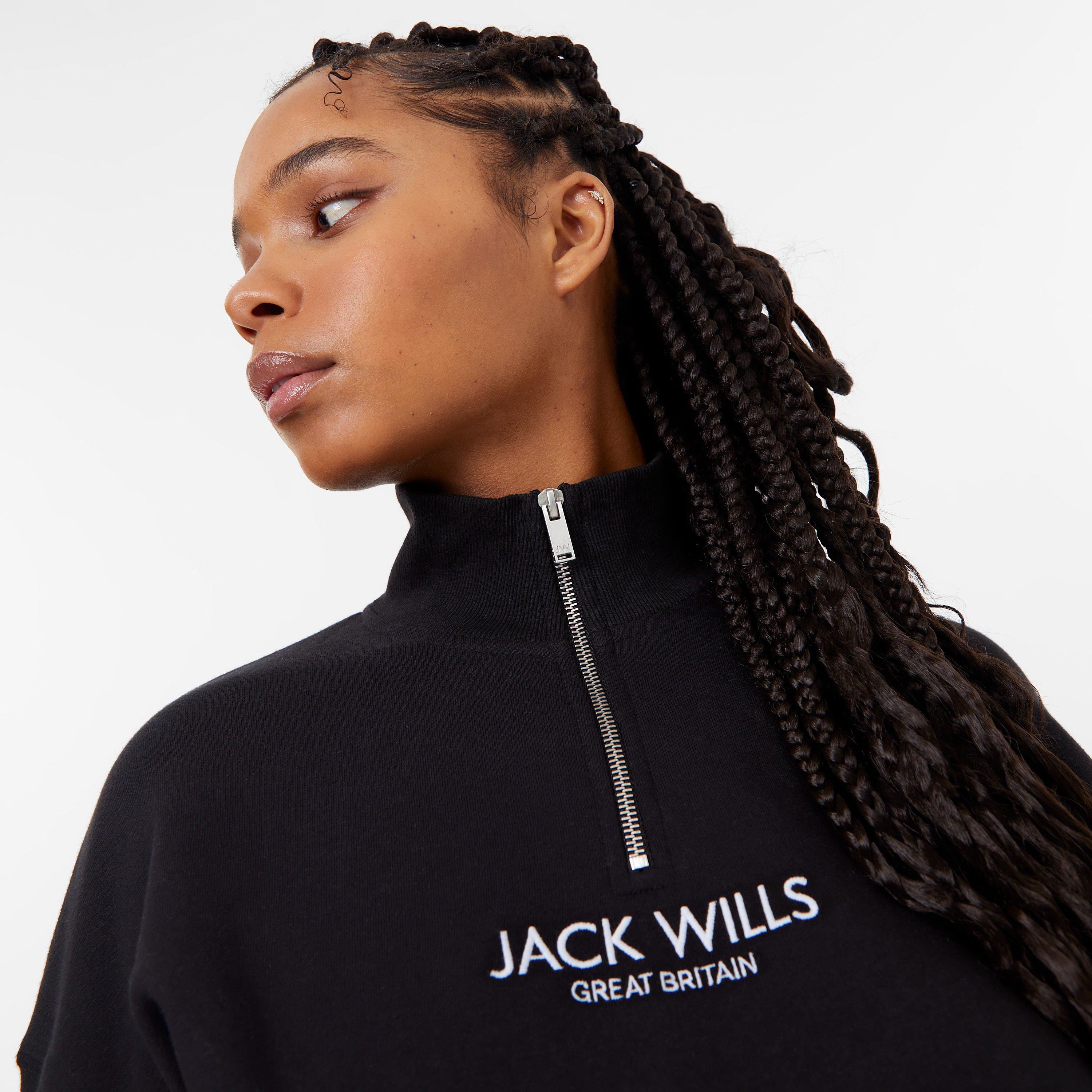 Jack Wills JW Honeylane Half Zip Sweatshirt