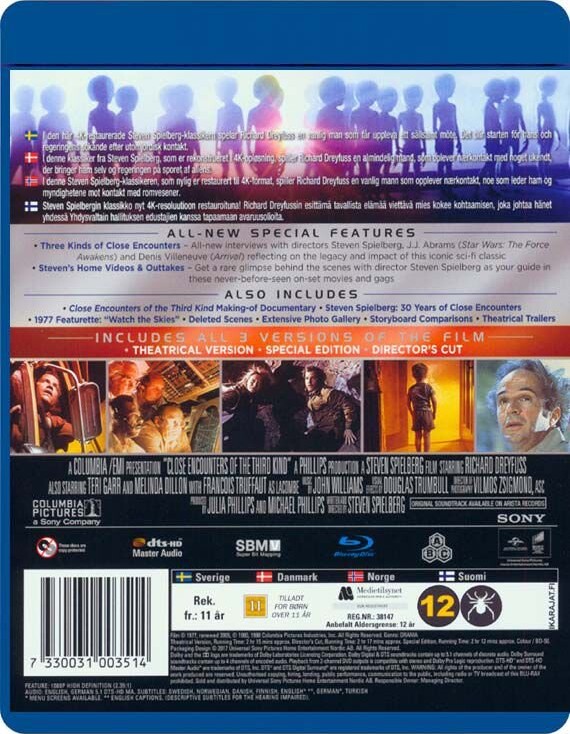 Nærkontakt Af Tredje Grad / Close Encounters Of The Third Kind - Blu-Ray