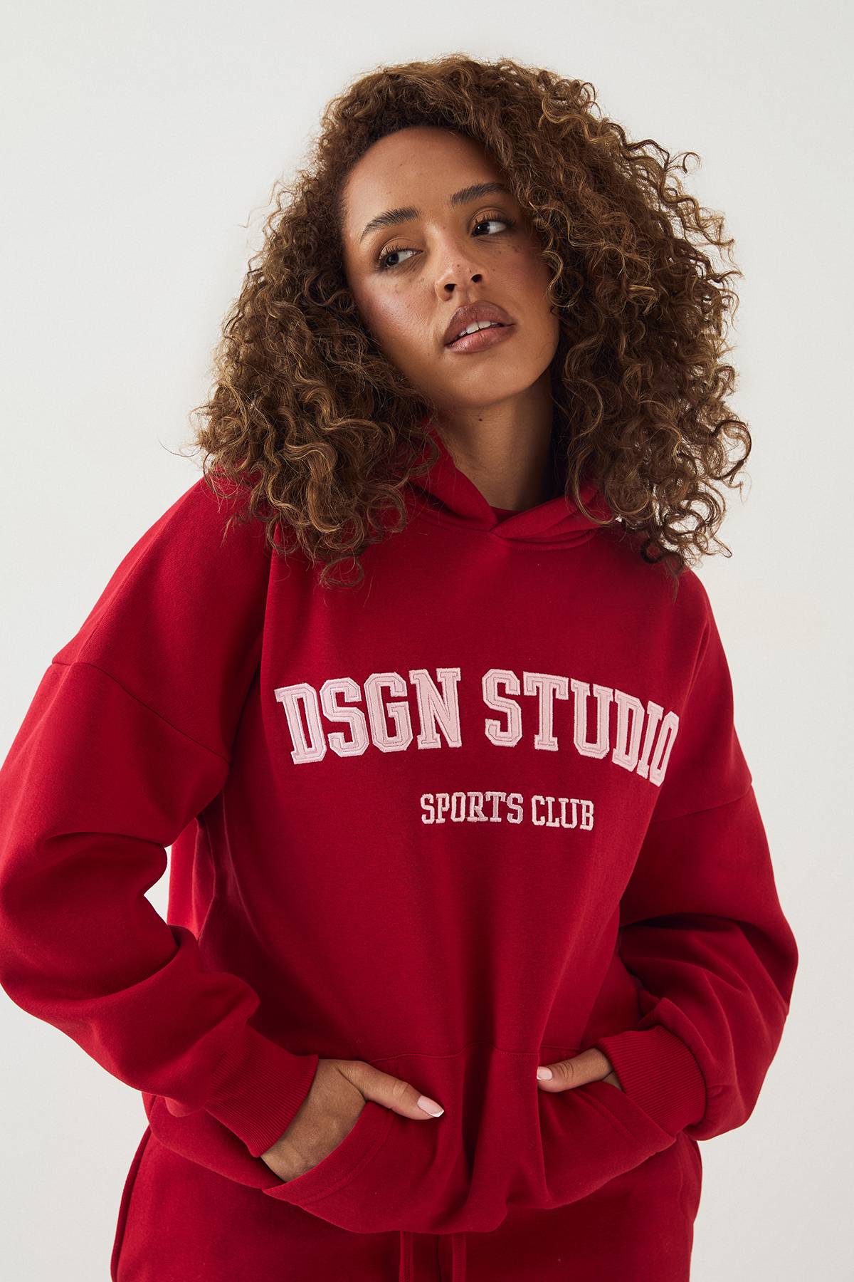 Sweat À Casynthétiqueche Oversize Avec Appliqué Dsgn Studio