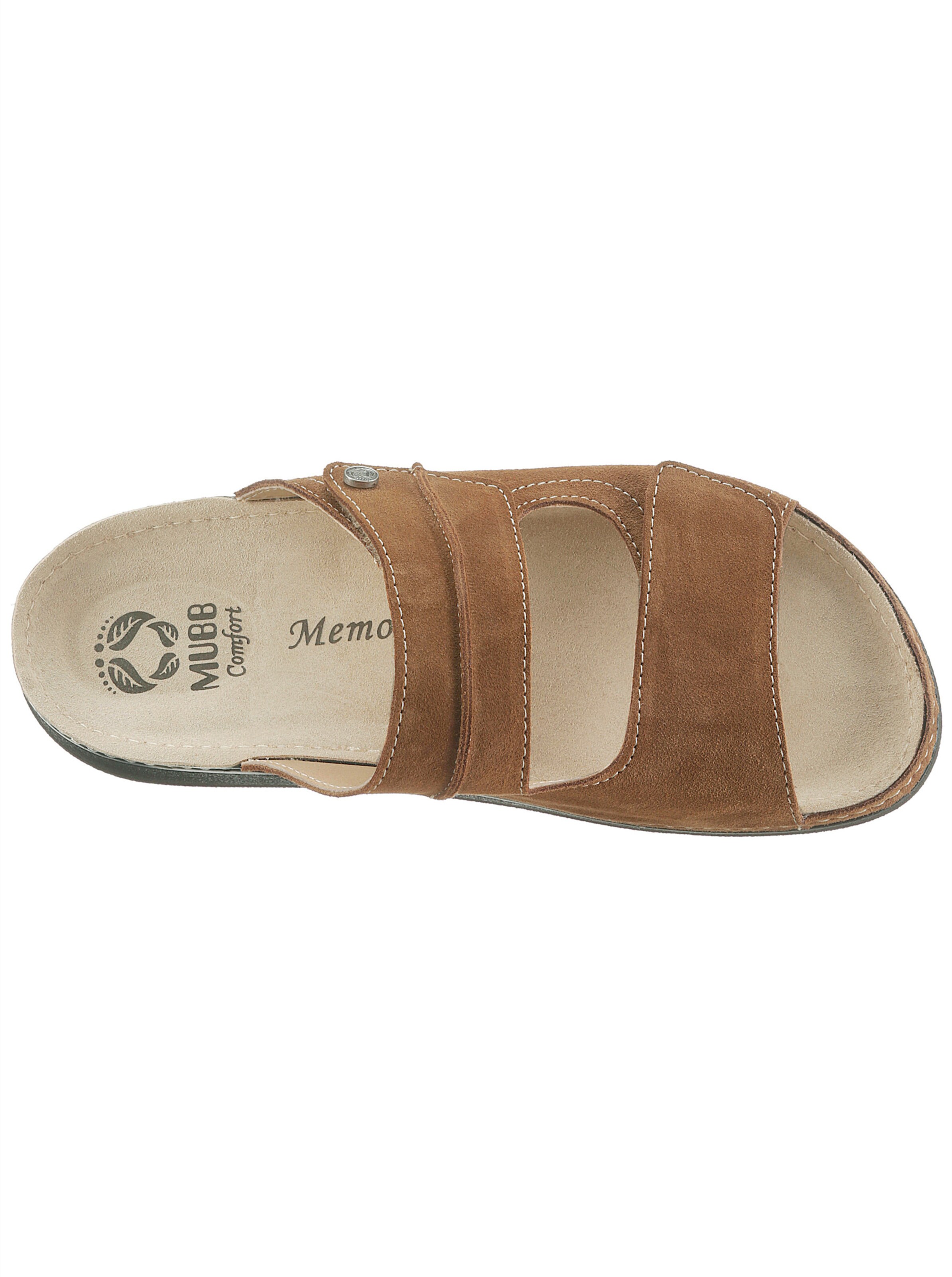 Pantolette in cognac