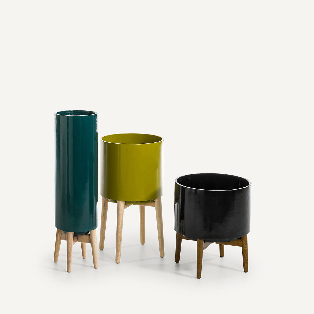AM.PM<br>Vaso de flores com pé em seringueira, 70 cm de altura, Florian