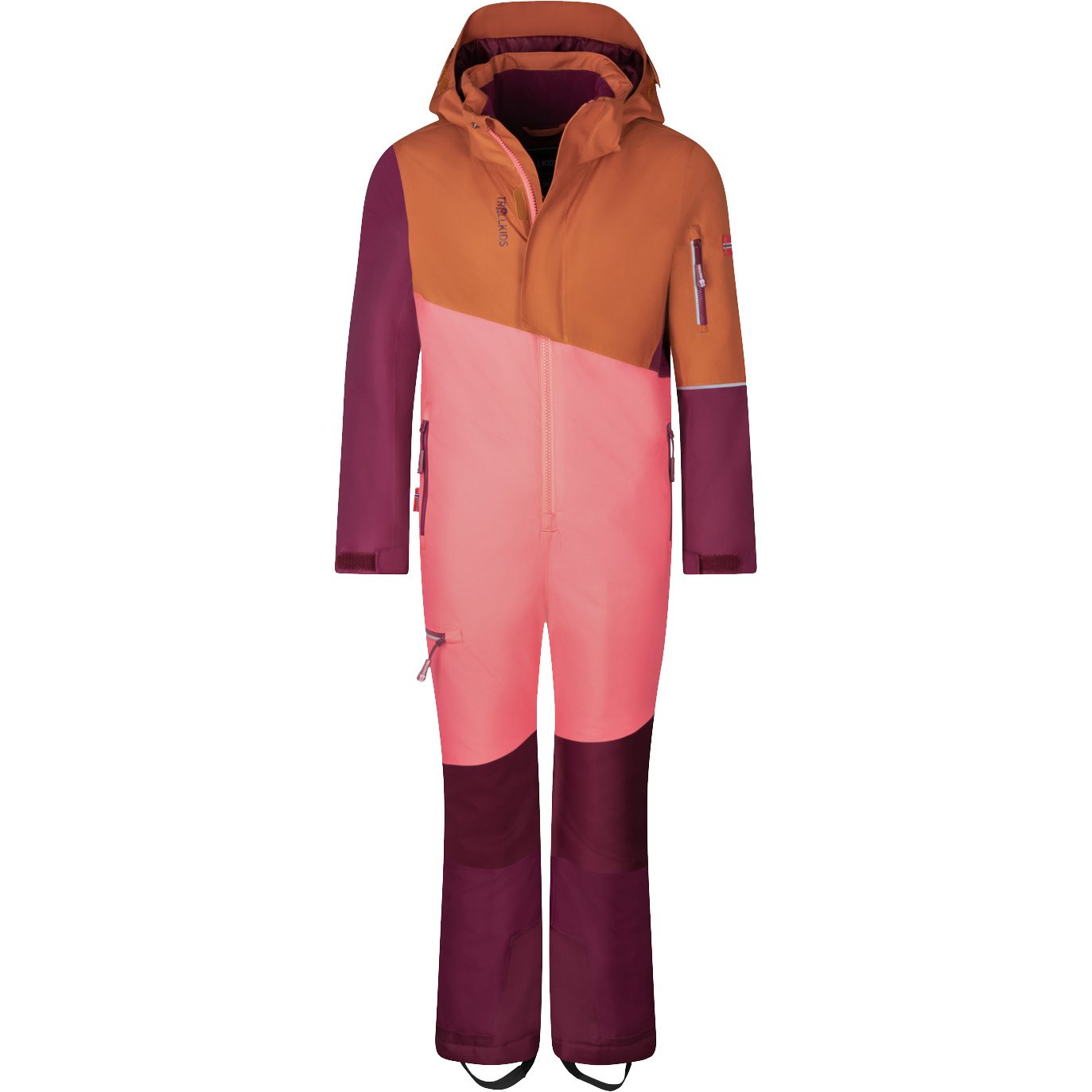 Trollkids Hallingdal Overall Kinder caramel