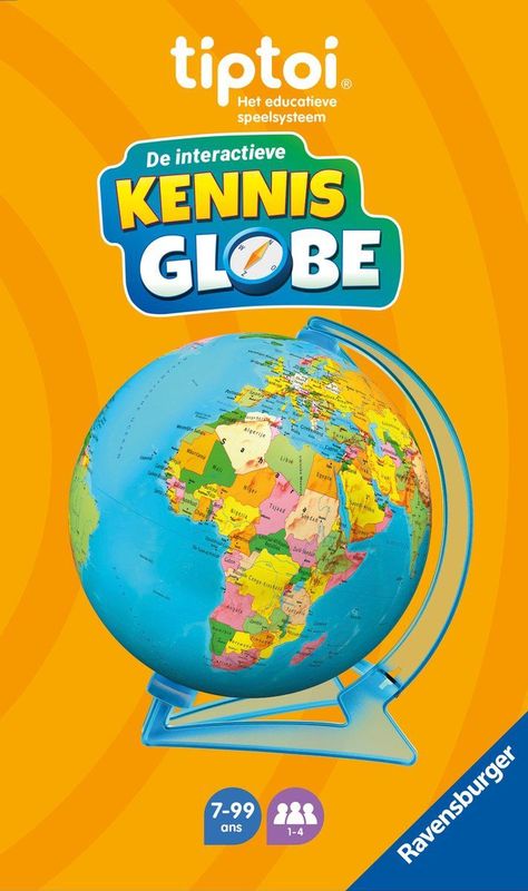 Ravensburger - Tiptoi Kennis Globe - Interactieve Wereldbol - Educatief Speelgoed