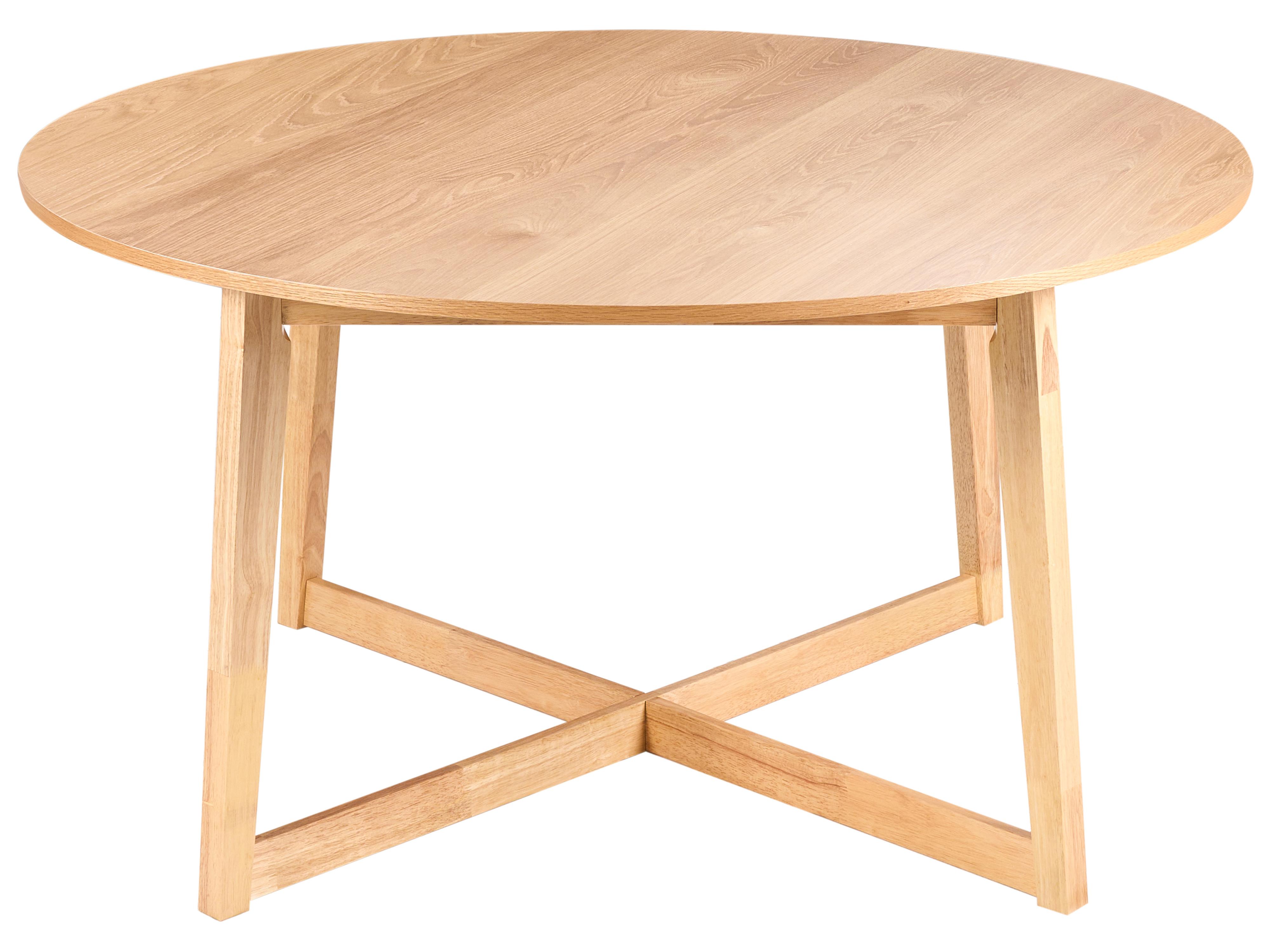 Eettafel WAIPORI Licht eikenhout 140 cm 140 cm