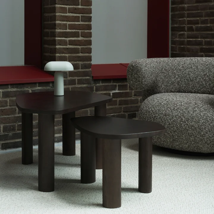 Normann Copenhagen - Porta LED Akku-Tischleuchte, schwarz