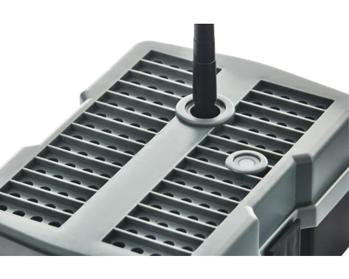 HEISSNER vijverfilterset met zonnepompen, tot 600 l/u, met waterspel, externe zonnemodule, 3 m aansluitkabel, geïntegreerde 5 W UVC vijverzuiveraar voor vijvers tot ca. 1000 l