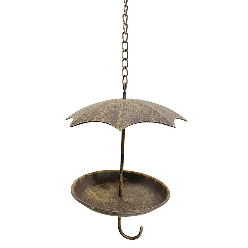 Mangeoire oiseaux à suspendre 18x18x43cm