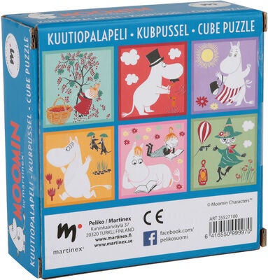 Mummitrollet Kubepuslespill 9 deler