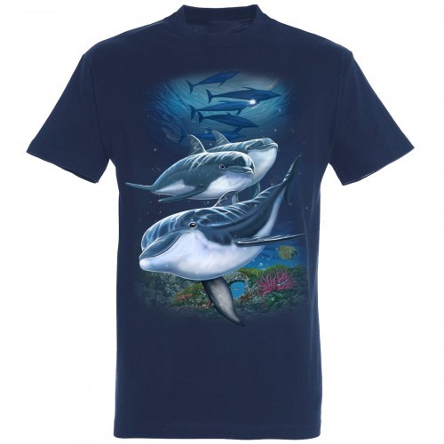 Camiseta Blue Dolphins Party