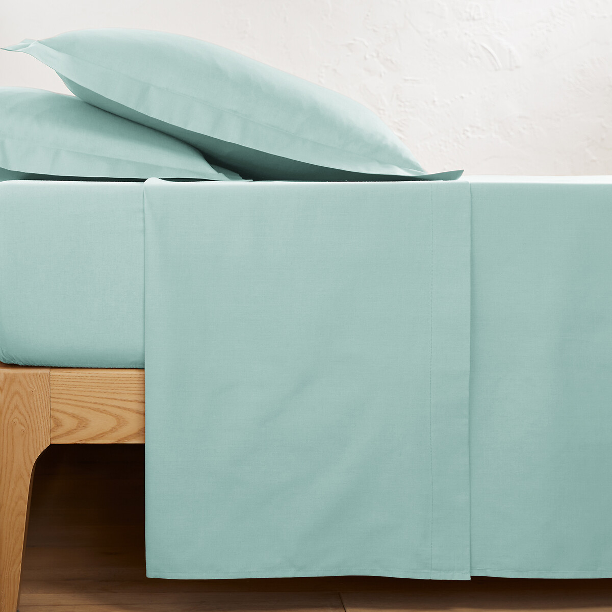LA REDOUTE INTERIEURS<br>Effen plat laken em tergal, Cenário