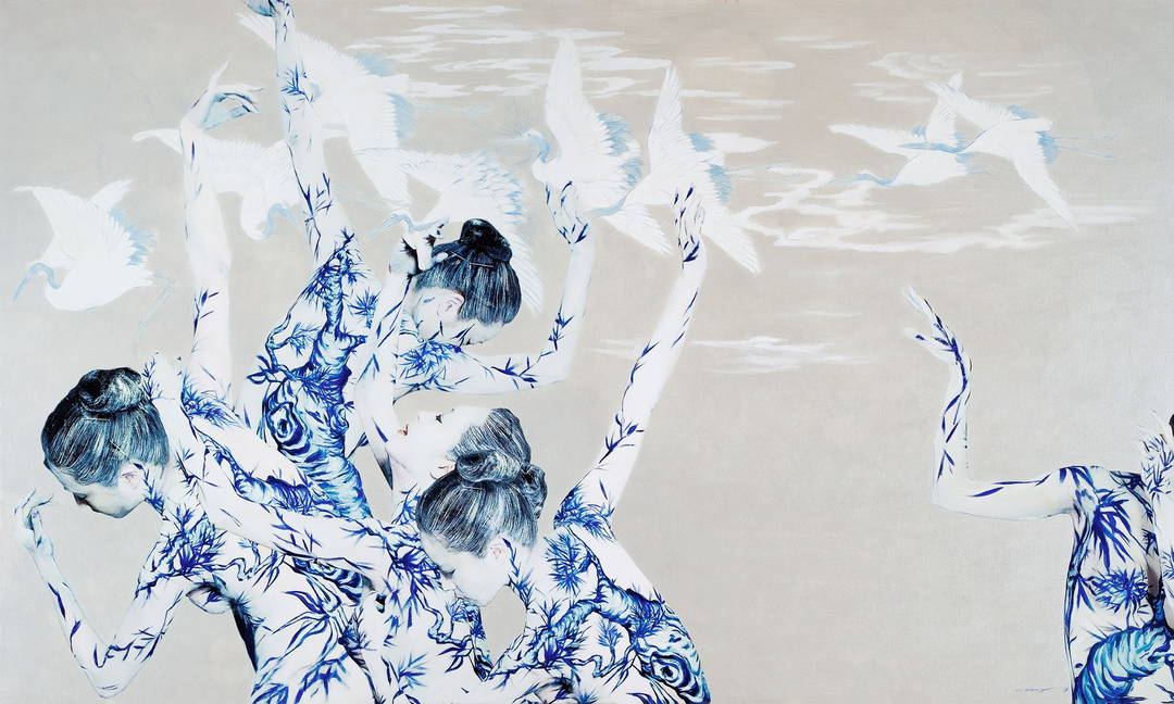 Blue White Porcelain 06 by Dallae Bae - Limited Edition. Edition of: 100. Signed.
