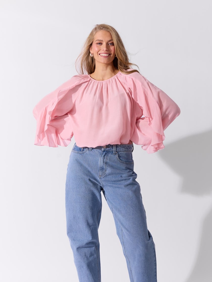 Thea bluse Mellow Rose