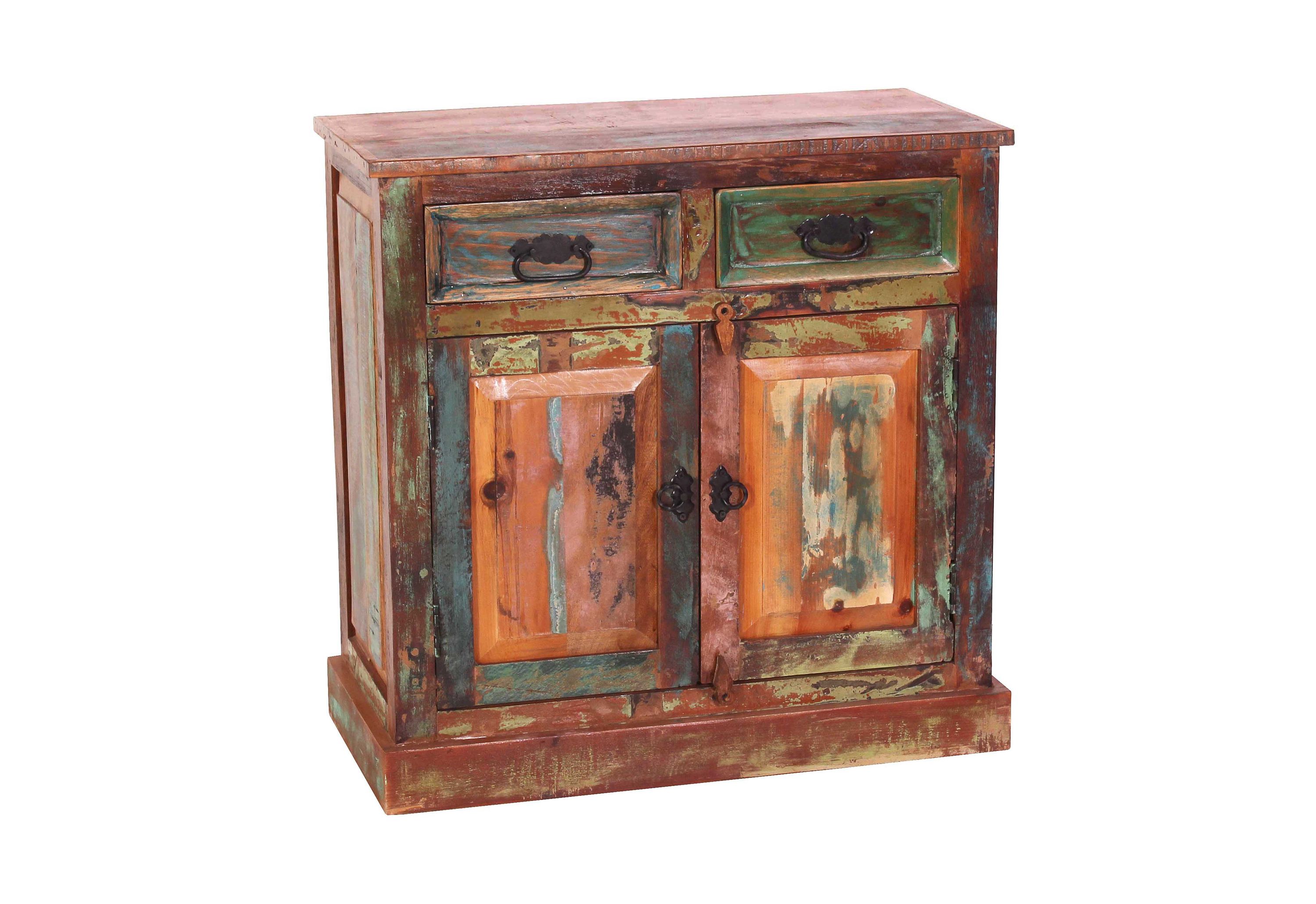Kommode RIVERBOAT Altholz Schubladenschrank Sideboard Wohnzimmerschrank Schrank