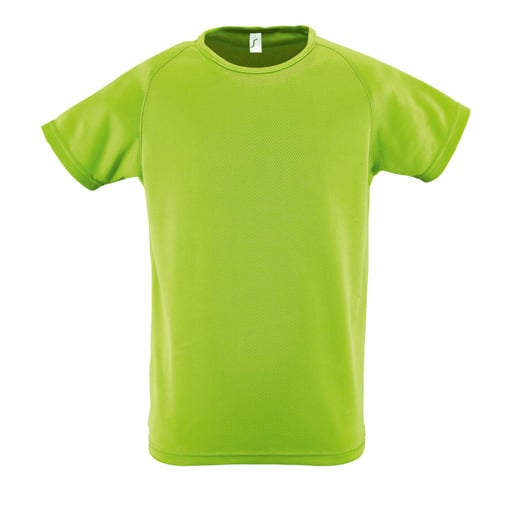 Camiseta esportiva com mangas raglan