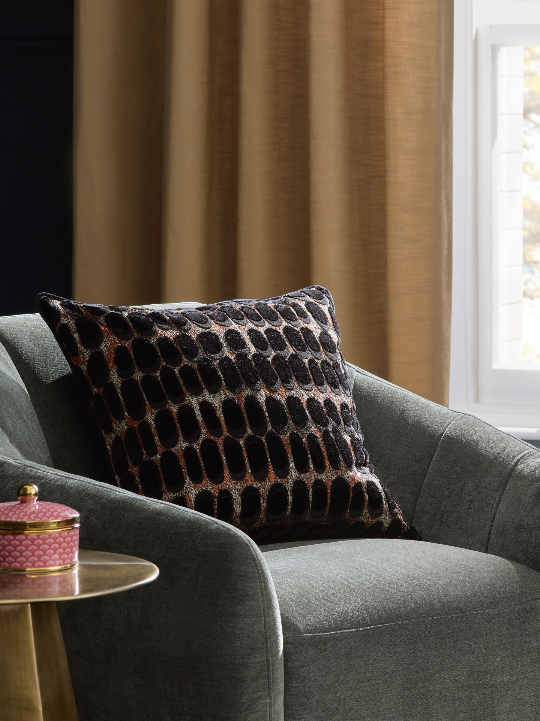 Rebel Spot Velvet Cushion