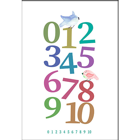 Plakat med sort ramme 21 x 29,7 cm