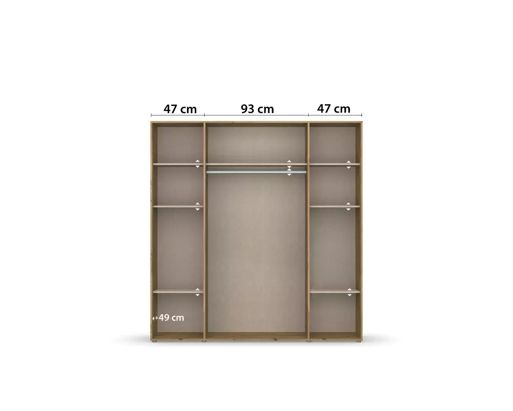 Kleiderschrank Voyager 187 x 194 cm