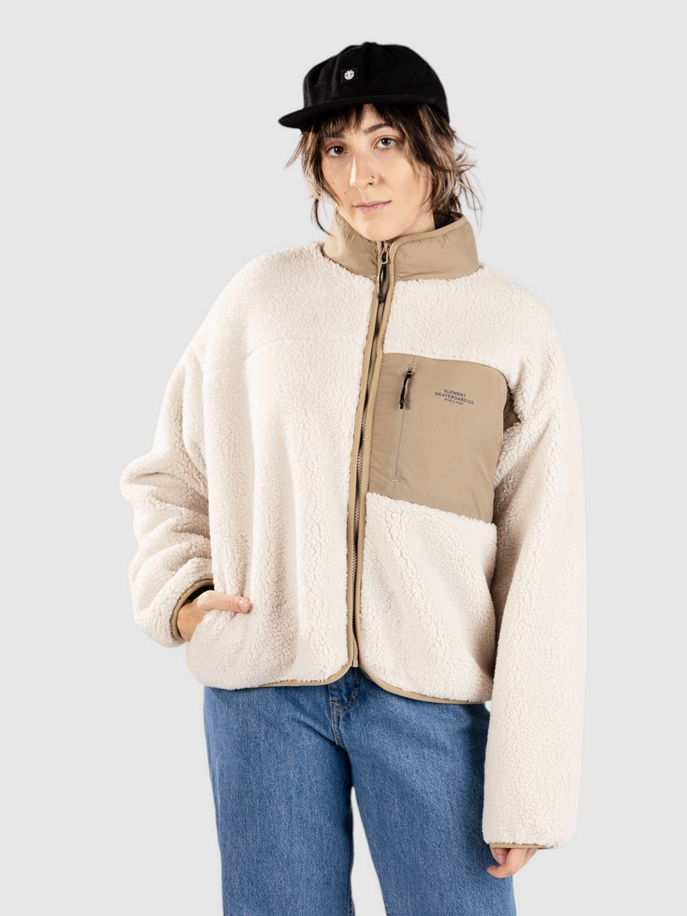 Element Oak Sherpa Jacket natural