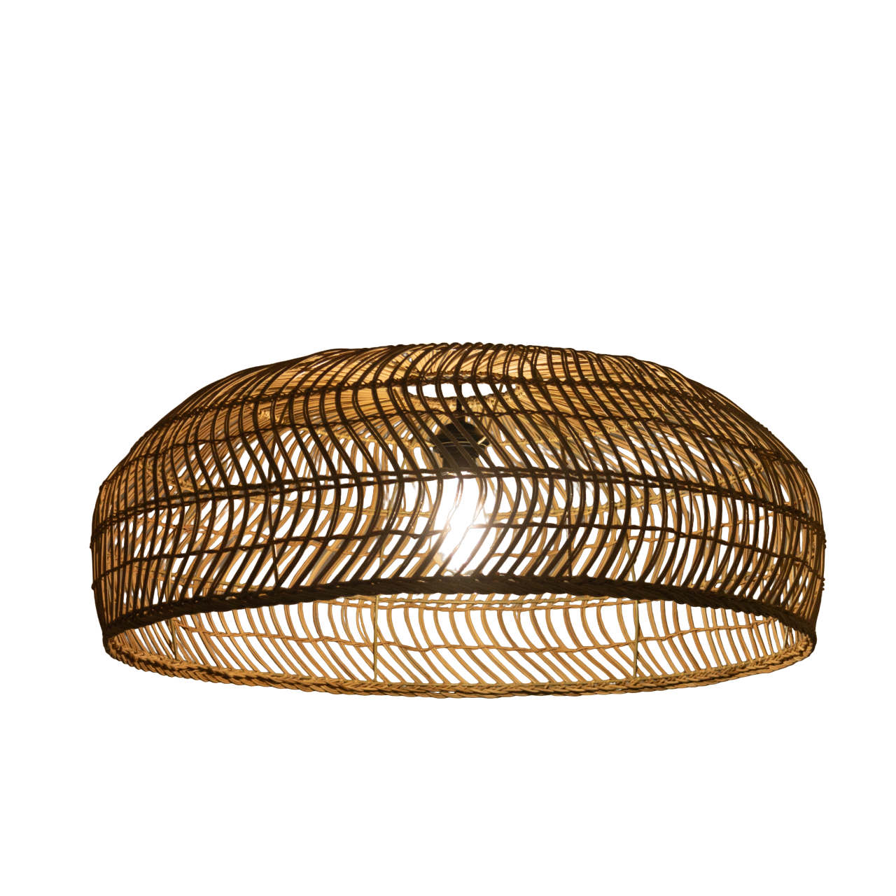 Abat-jour pour suspension - eugenie - bambou - naturel - cezare - ø80cm