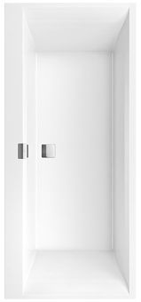 Villeroy & Boch Squaro Edge inbouw ligbad 180x80cm wit rechthoekig