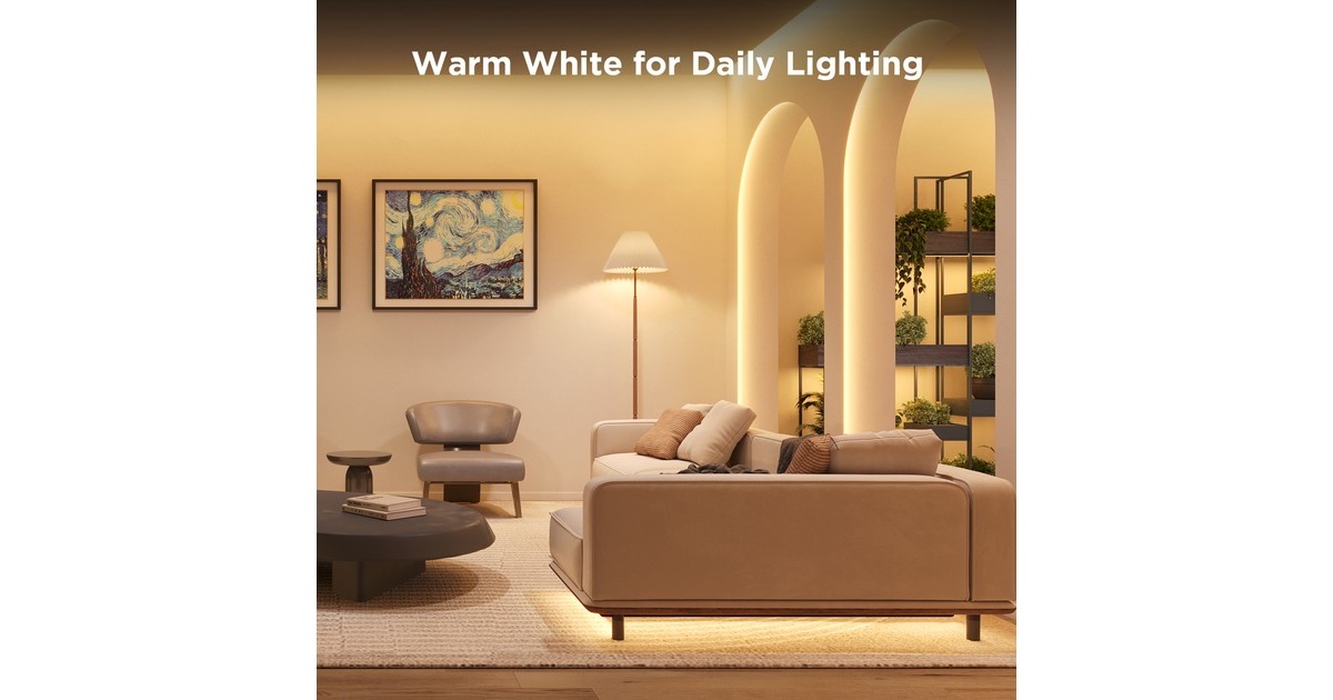 GoveeStrip Light S Segmented Colour Control ledstrip  (5 meter, 2,4GHz wifi, Bluetooth)