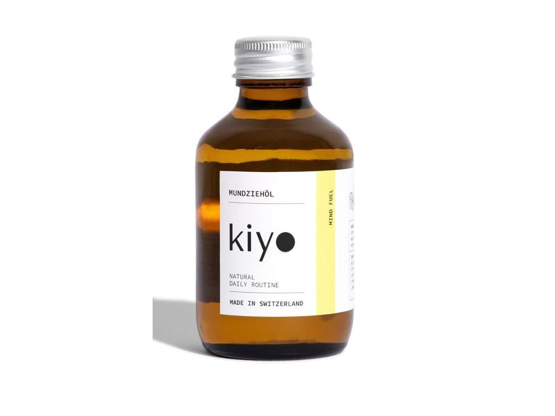 Kiyo Natural Mundziehöl Mind Fuel Minze Bergamotte 150 ml Erfrischt den Atem und reinigt den Mundraum