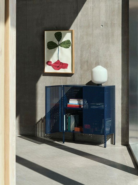 Hay Perforated dressoir kast Medium Eggshell