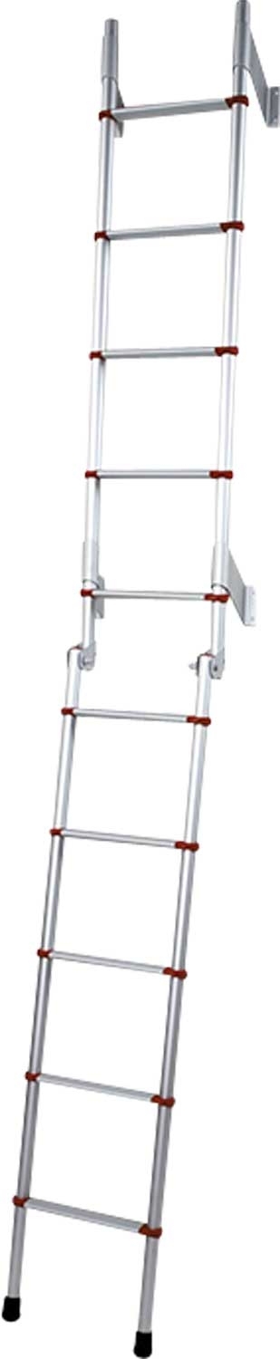 Fiamma Aluminium-Außenleiter Deluxe 8  Länge 246 cm mit 8 Stufen