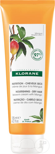 Klorane Mangue Crème De Jour Nutrition Nourrissant & Éclat Cheveux Secs 125ml