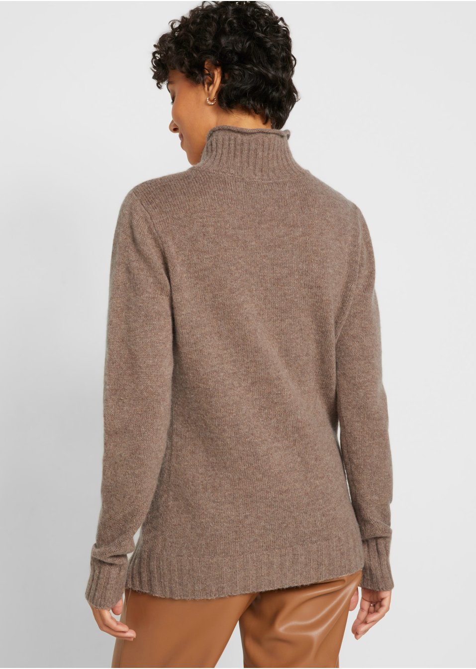 Pull col montant avec teneur en Good Cashmere Standard®