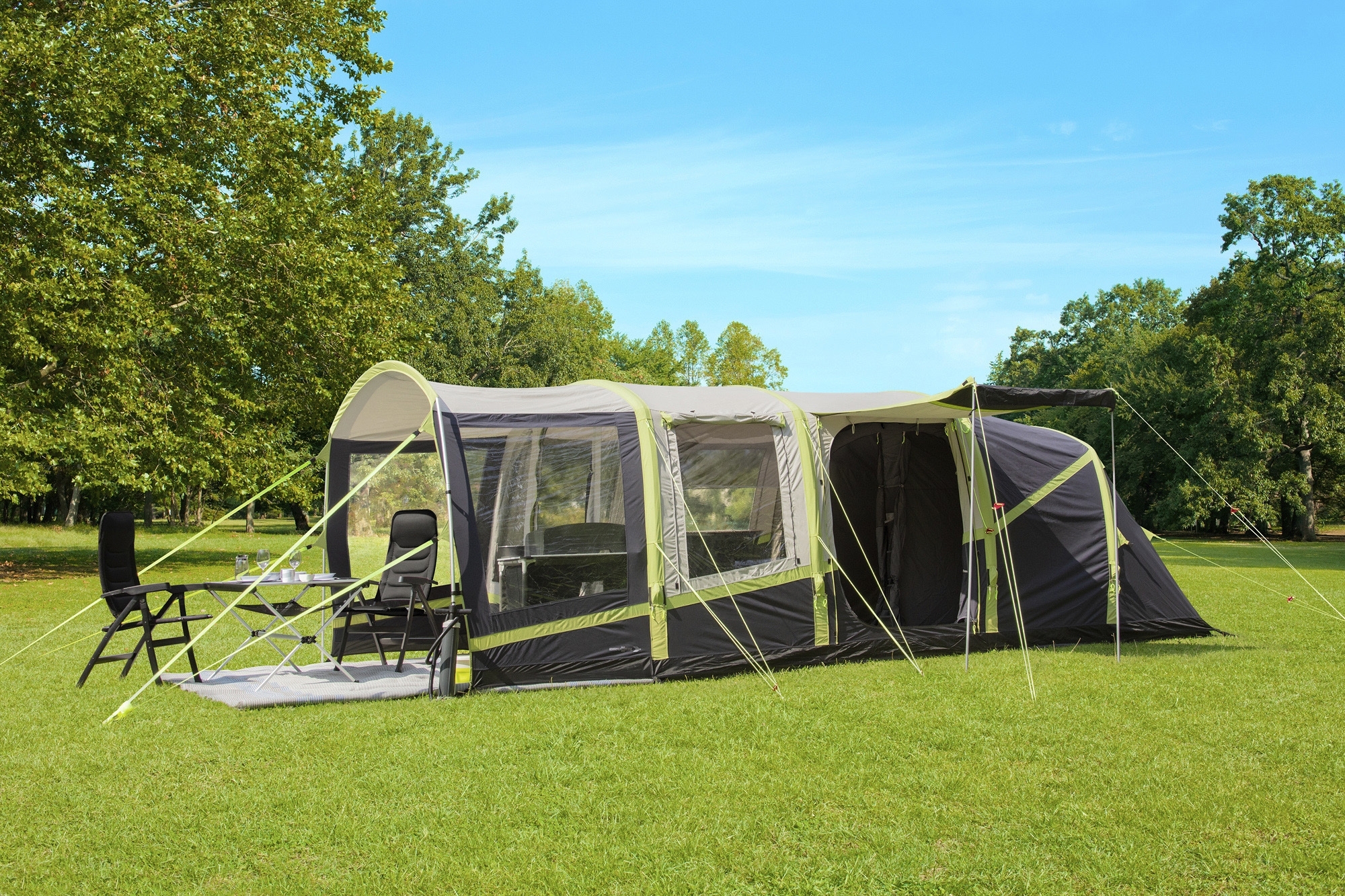 Brunner Pure 4 Airtech aufblasbares Familienzelt 4 Personen