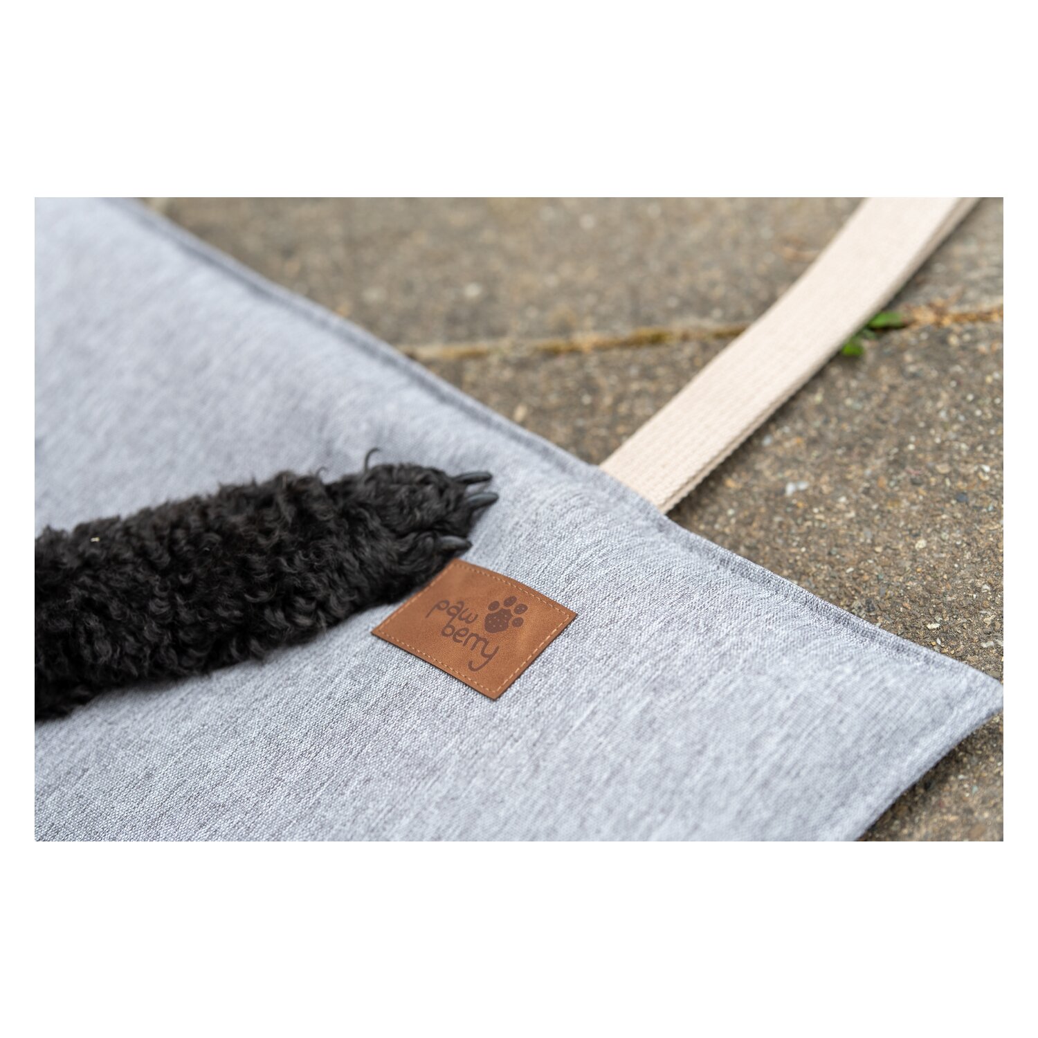 pawberry Hundereisebett Zibo - grey